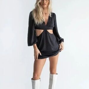 Princess Polly Jayden Mini Dress Black